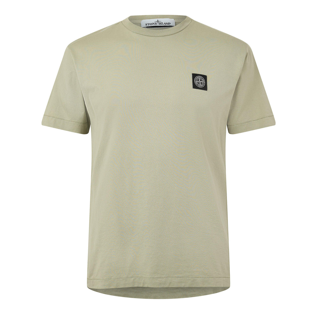 L Green V005N - Stone Island - Men's Cotton Compass Logo Patch T-Shirt - 1