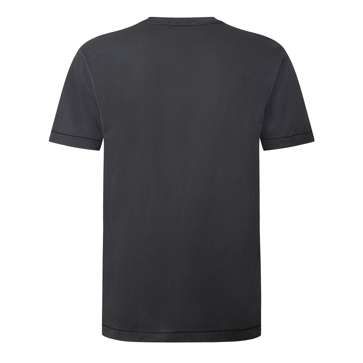 Lead Grey V0062 - Stone Island - Men's Cotton Compass Logo Patch T-Shirt - 2