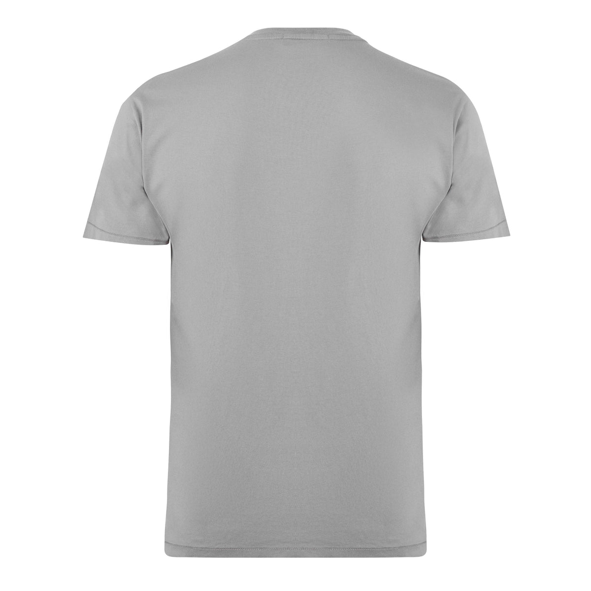 Grey V0060 - Stone Island - Men's Cotton Compass Logo Patch T-Shirt - 2