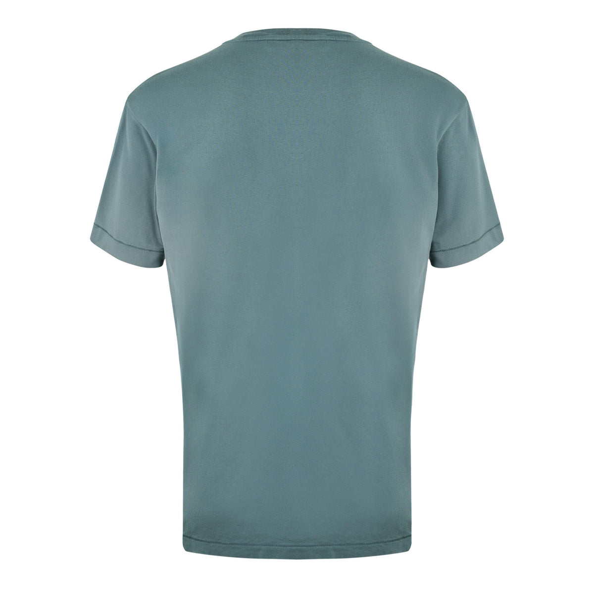 O Green V005T - Stone Island - Men's Cotton Compass Logo Patch T-Shirt - 2