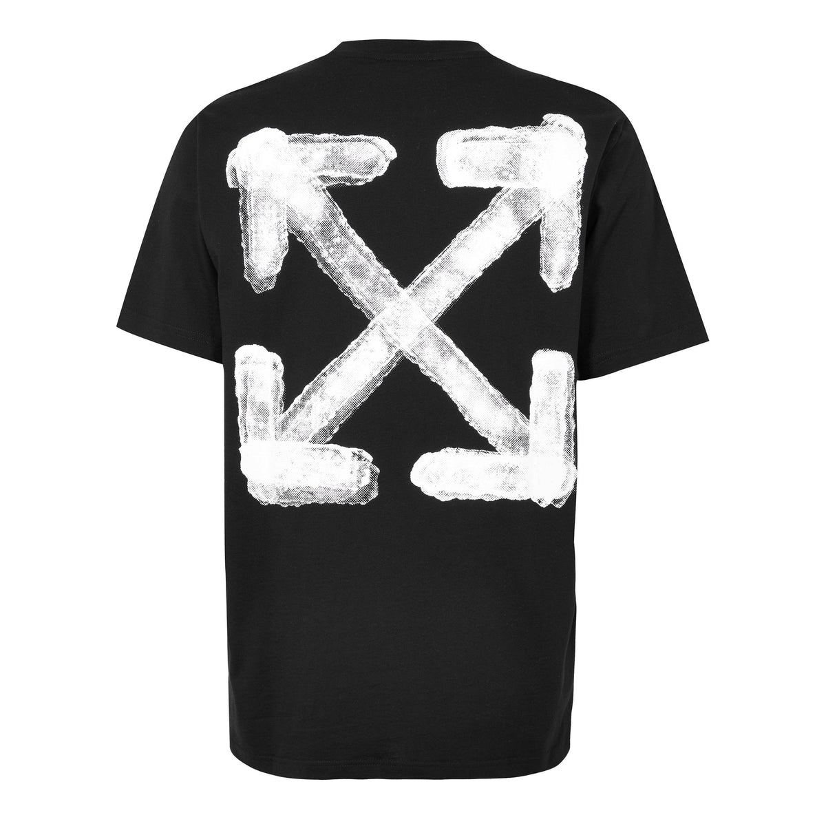 Black-White - Off White - Men's Spray Arrow T-Shirt - 2