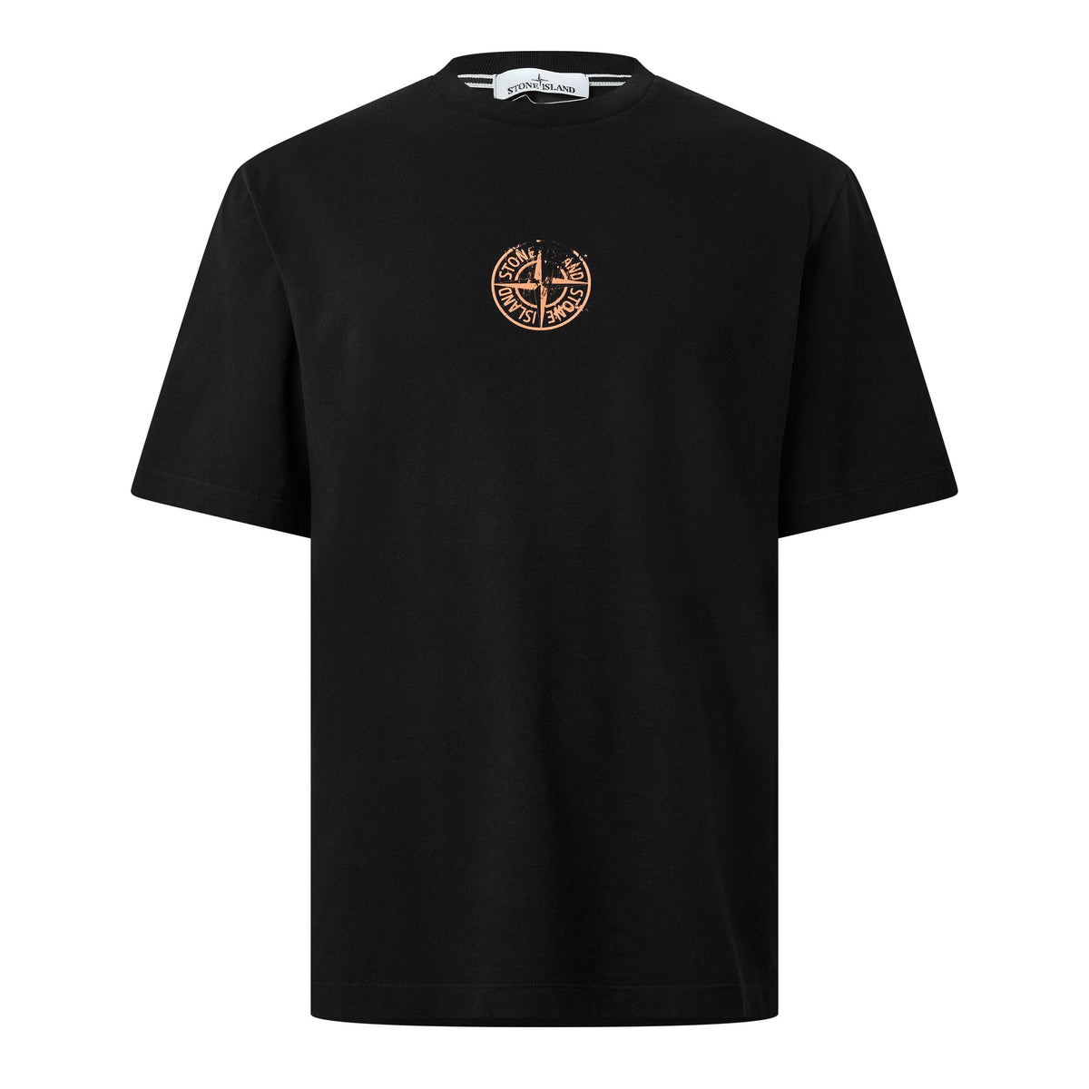 Black V0029 - Stone Island - SI VERTICAL GRAPIC TEE - 1