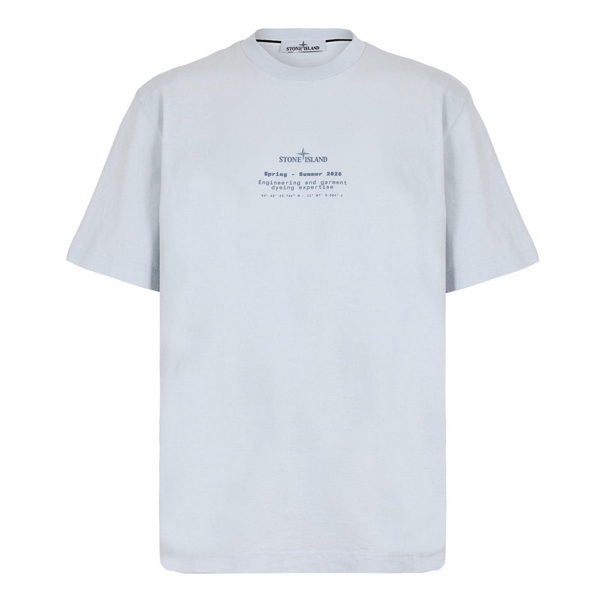 Sky Blue V0041 - Stone Island - Men's Print T-Shirt - 1
