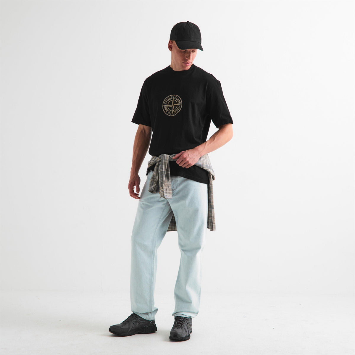 Black V0029 - Stone Island - Men's T-Shirt - 6
