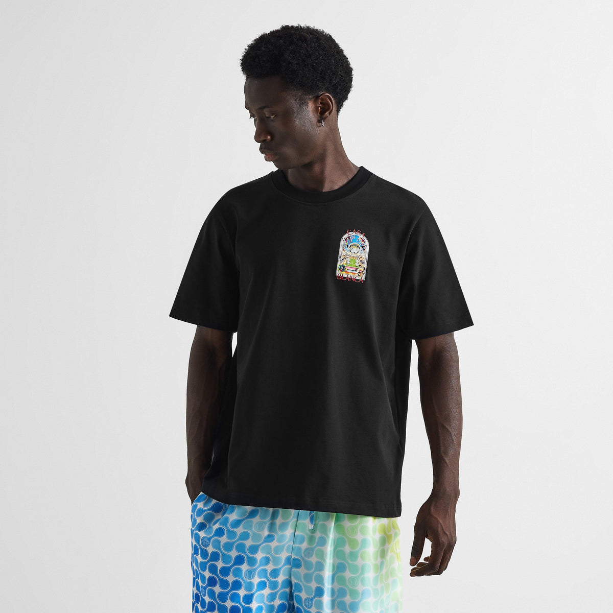 Black - Casablanca - Men's T-Shirt - 3