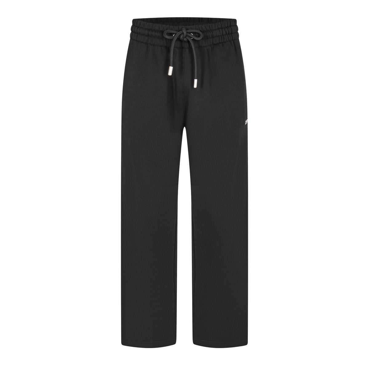 Black - Off White - Men's Slim Fit Jogging Bottoms - 1