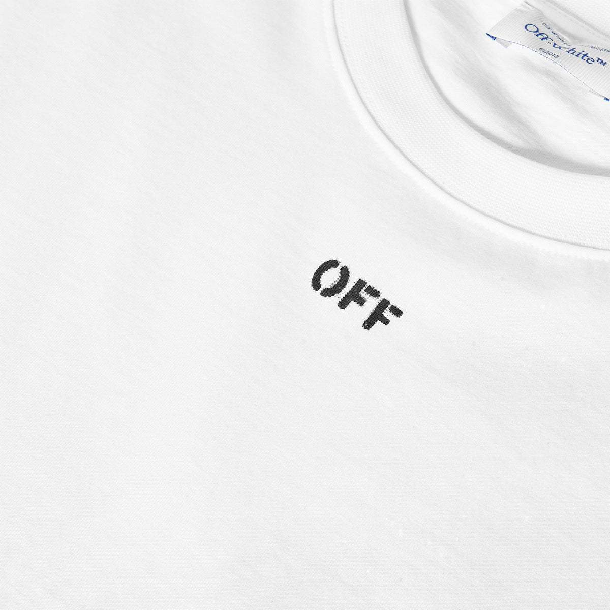 White - Off White - Men's Slim Fit T-Shirt - 5