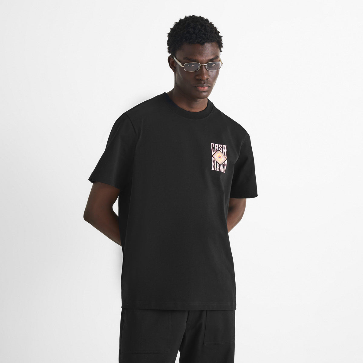 Black - Casablanca - Casa Hermons Tee Sn64 - 3