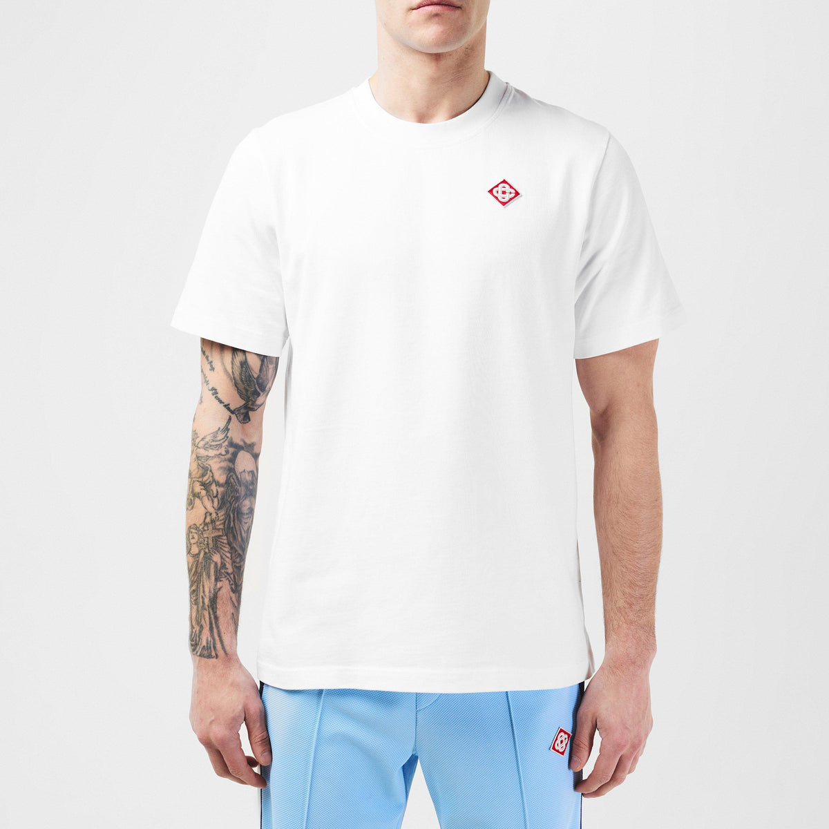 White - Casablanca - Men's Classic Logo T-Shirt - 3