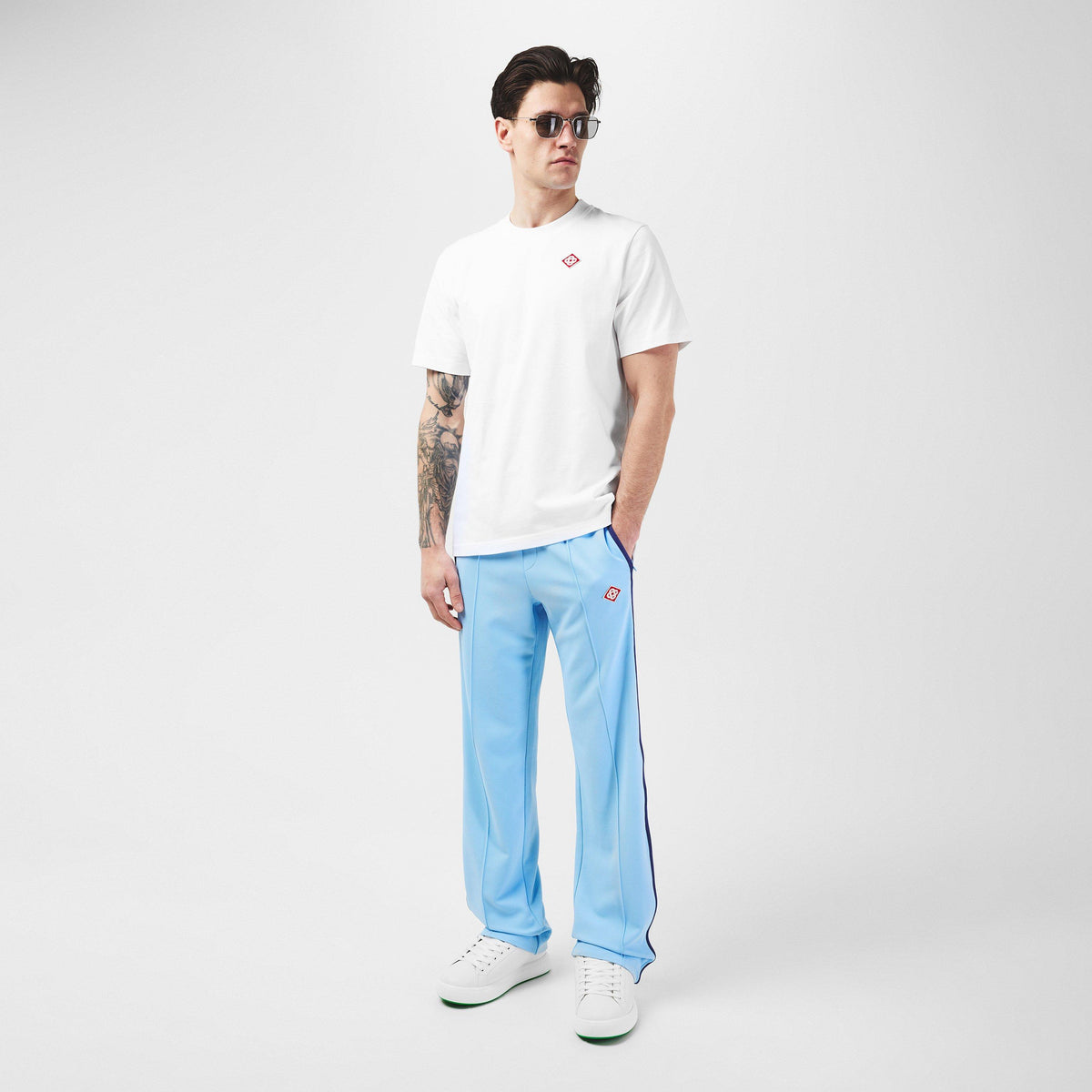 White - Casablanca - Men's Classic Logo T-Shirt - 5