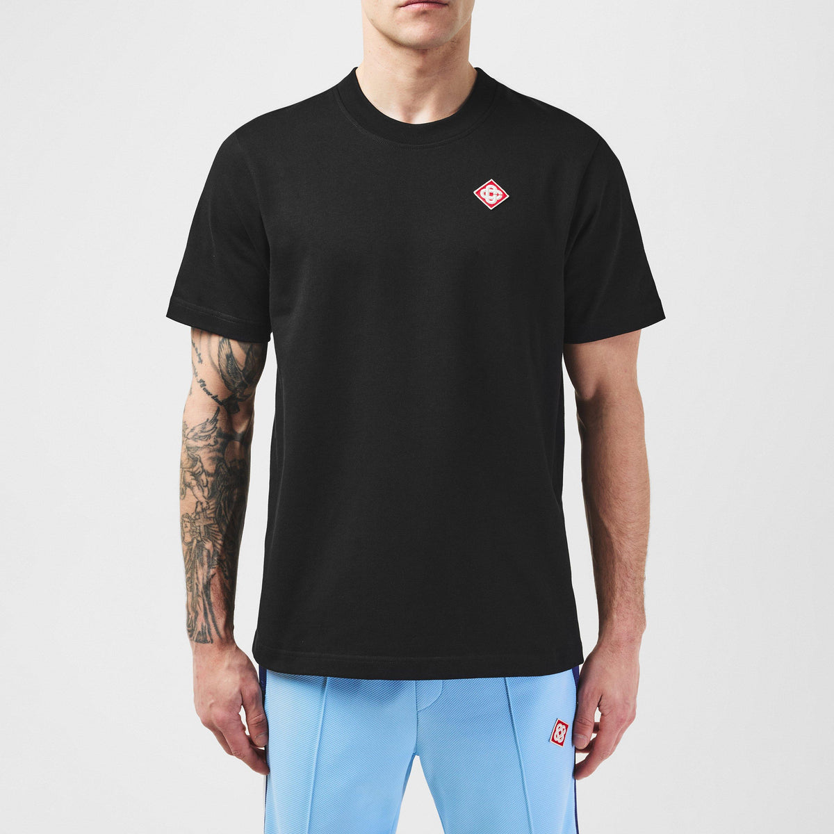 Black - Casablanca - Men's Classic Logo T-Shirt - 3