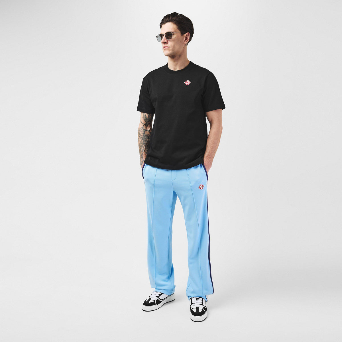 Black - Casablanca - Men's Classic Logo T-Shirt - 5