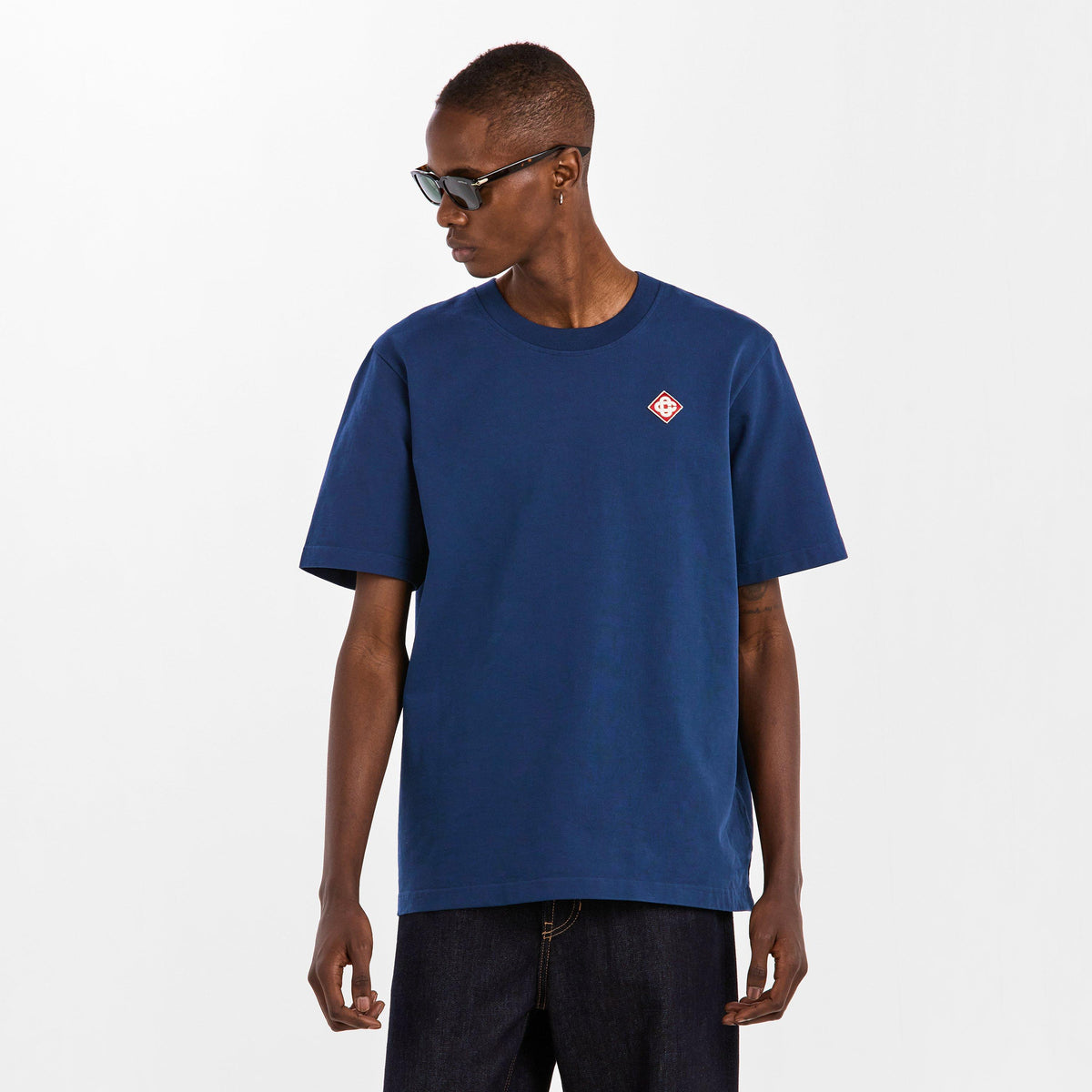 Navy - Casablanca - Men's Classic Logo T-Shirt - 3