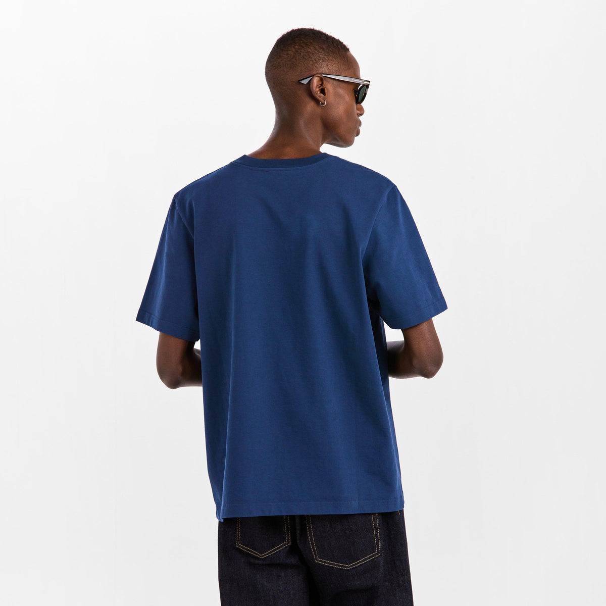 Navy - Casablanca - Men's Classic Logo T-Shirt - 4