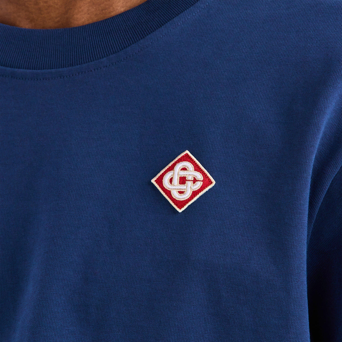 Navy - Casablanca - Men's Classic Logo T-Shirt - 5
