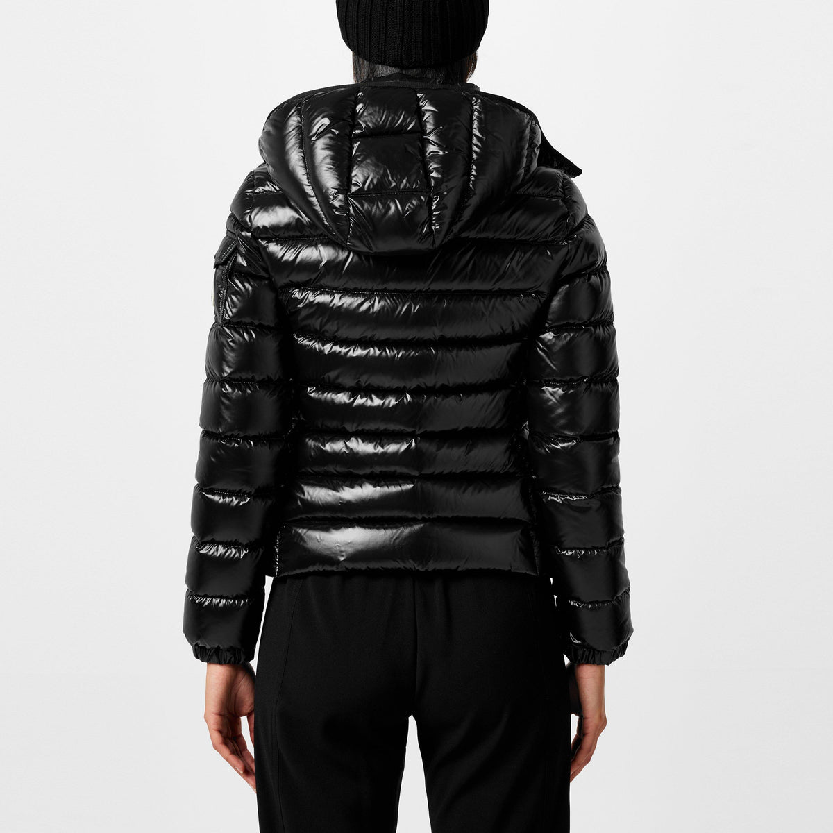 Black 999 - Moncler - Women's Bady Down Detachable Hood Short Puffer Jacket - 4