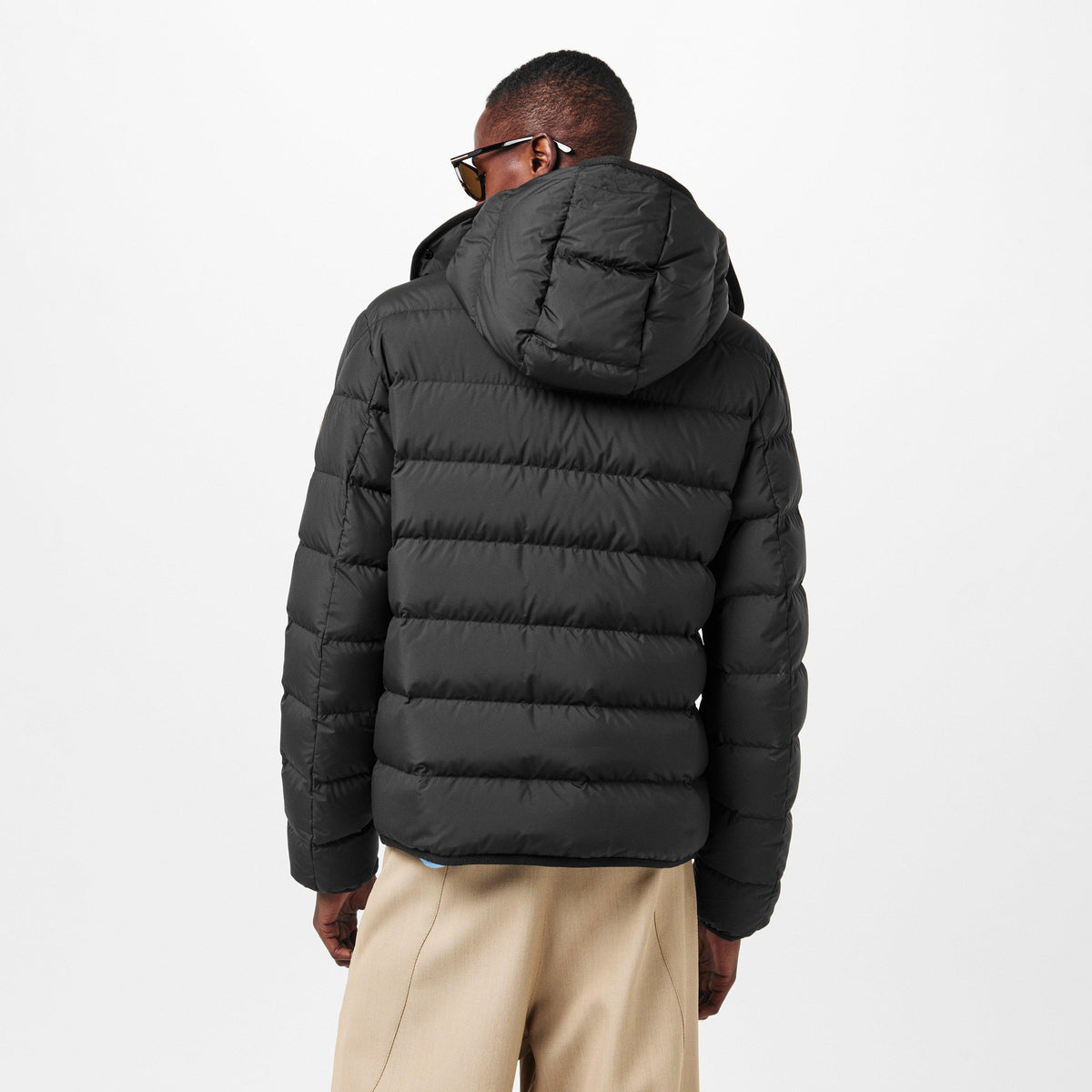 Black 999 - Moncler - Men's Water Resistant Insulated Medium Puffer Jacket - 4