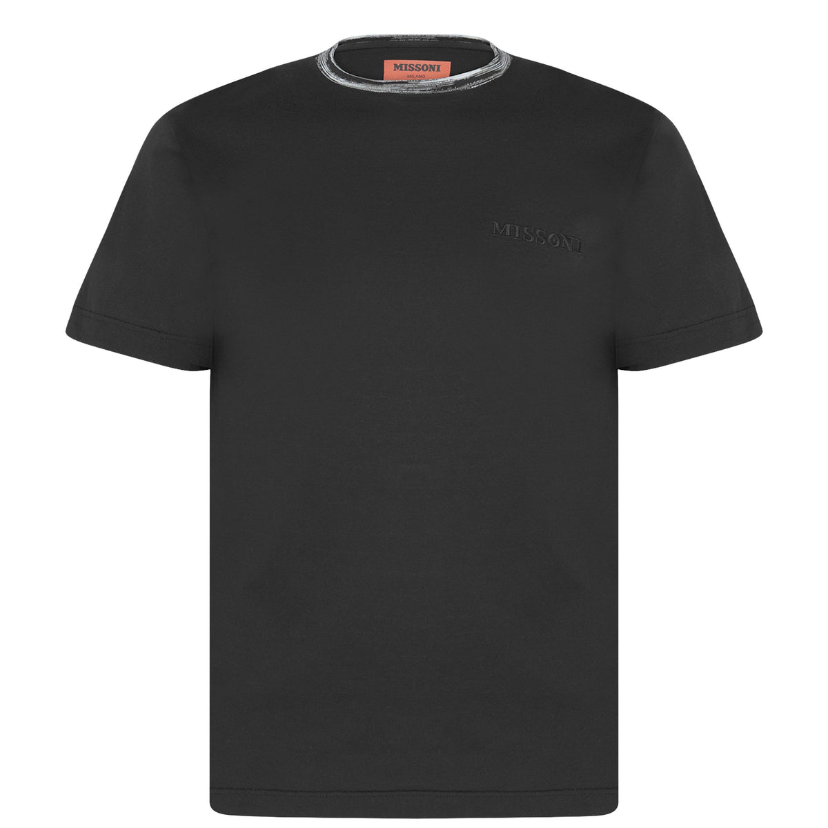 Black S90NM - Missoni - Embroidered Logo T Shirt - 1