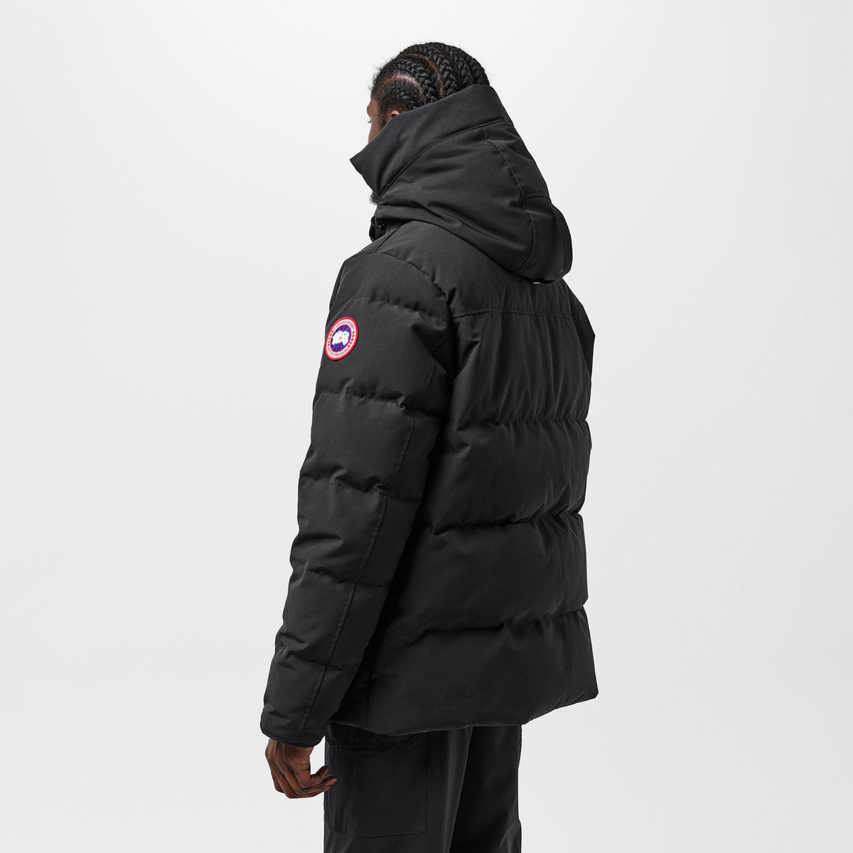 Black 9061 - Canada Goose - Men's Wyndham  Water Resistant Duck Down Slim Fit Parka - 4