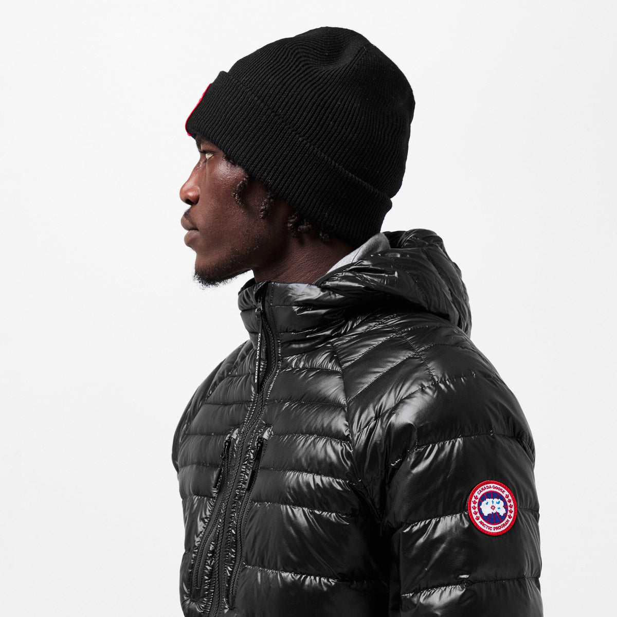 Black 9061 - Canada Goose - Men's Hybridge Lite Long Sleeve Short Puffer Jacket - 5