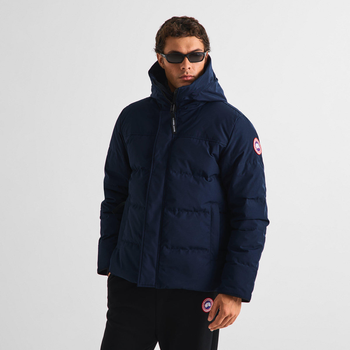 Navy 9063 - Canada Goose - Men's Macmillan Duck Down Hooded Long Sleeve Parka - 3