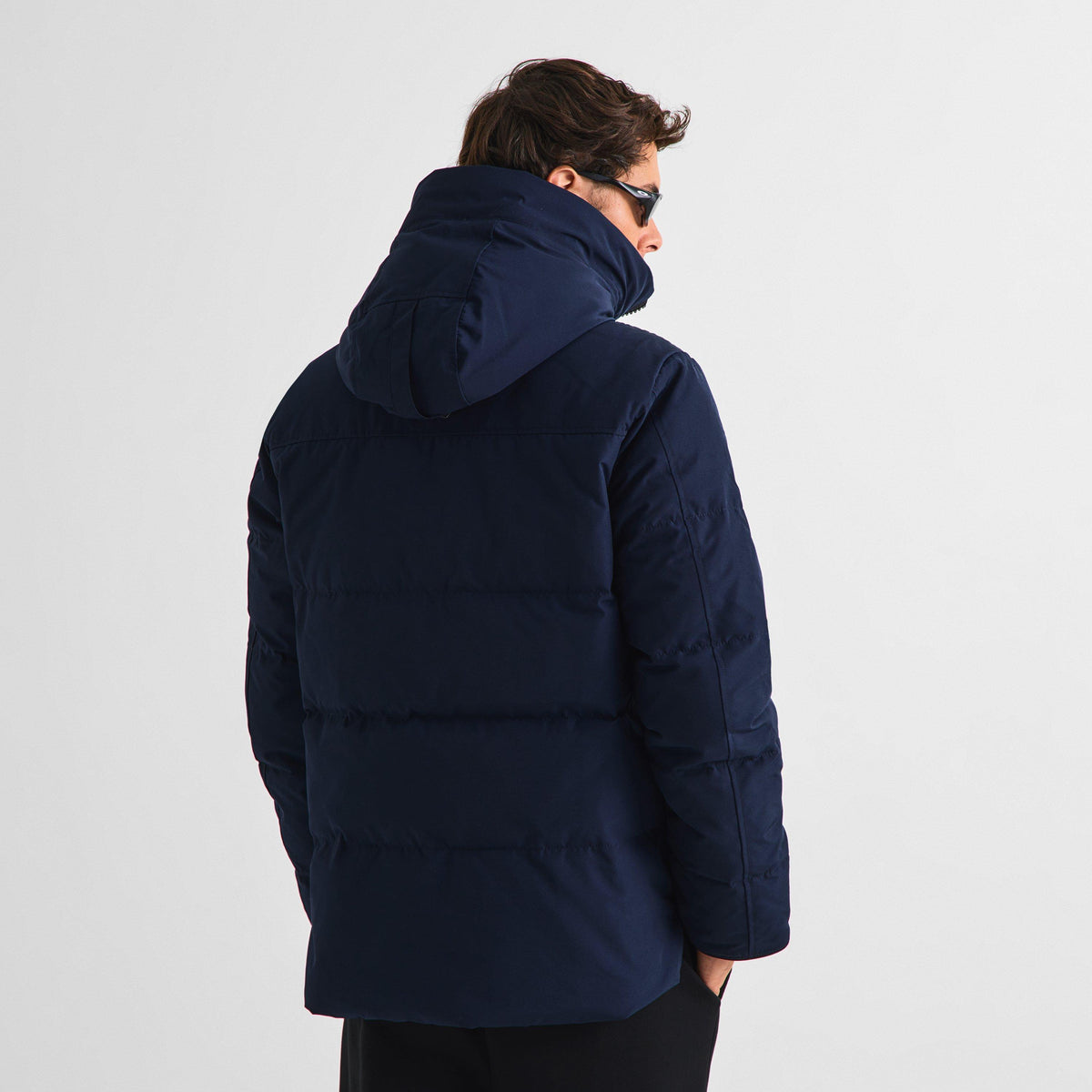 Navy 9063 - Canada Goose - Men's Macmillan Duck Down Hooded Long Sleeve Parka - 4