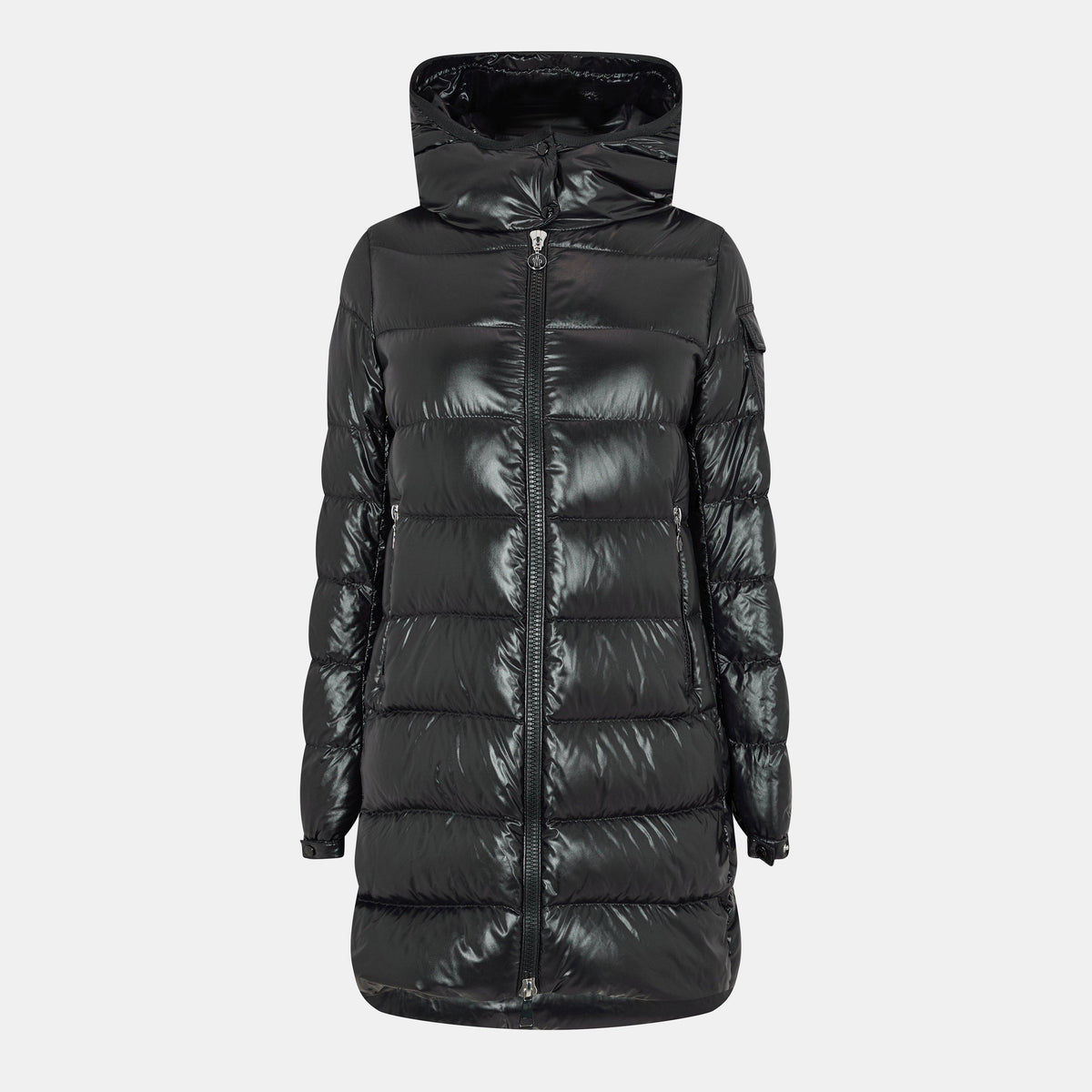 Black 999 - Moncler - Women's Courcelles Down Hooded Short Puffer Jacket - 1