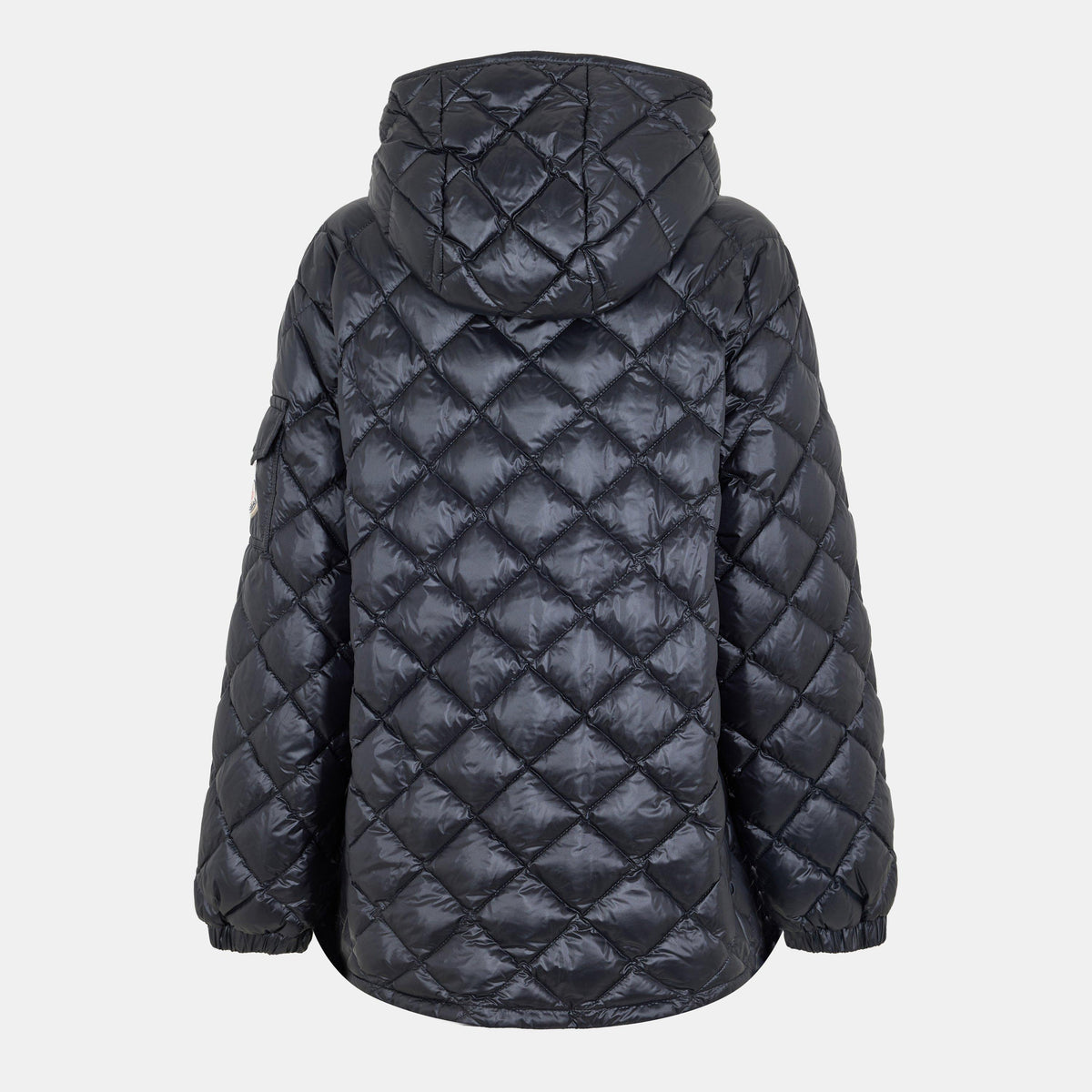 Black 999 - Moncler - Women's Diamond Quilted Snap-Button Overshirt - 2