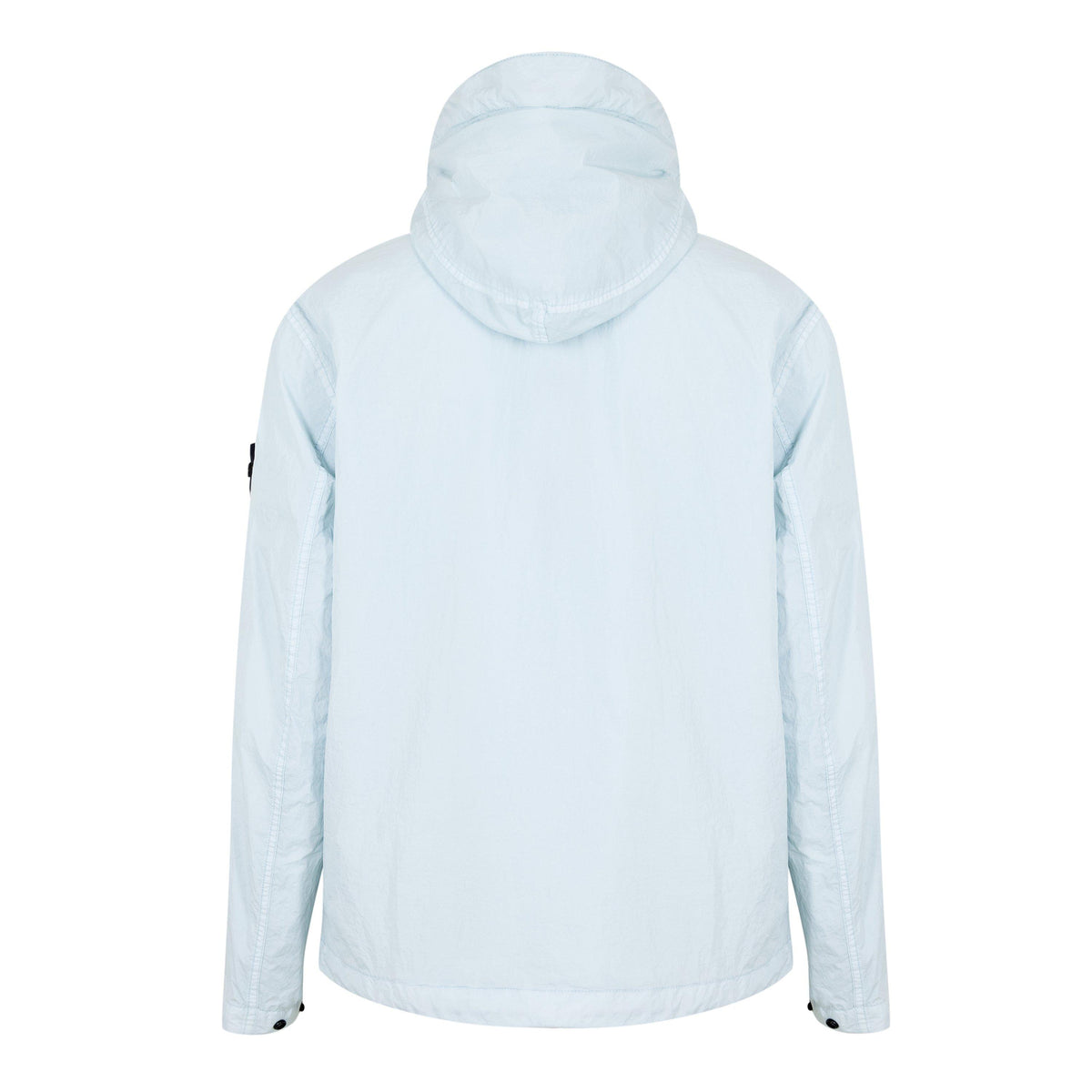 Sky Blue V0041 - Stone Island - Men's Crinkle Rep Hood Bomber Jacket - 2