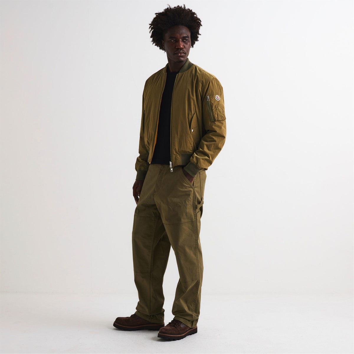 Olive 81P - Moncler - Men's Bomber Jacket - 6