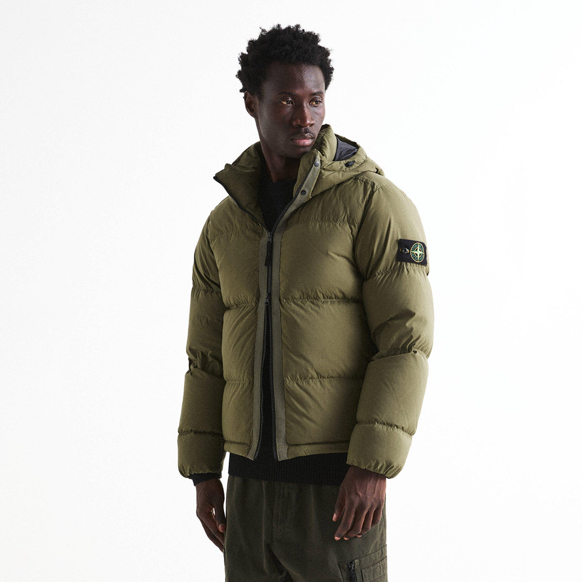 Mil Green V005G - Stone Island - Stone Cordura Puffer Sn64 - 3