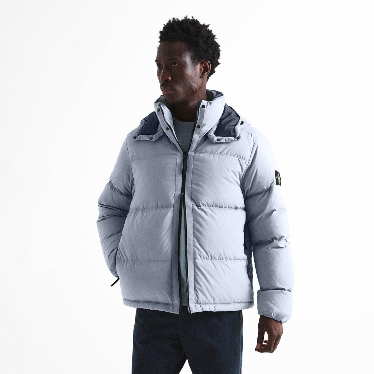 Ash Grey V0049 - Stone Island - Stone Cordura Puffer Sn64 - 3