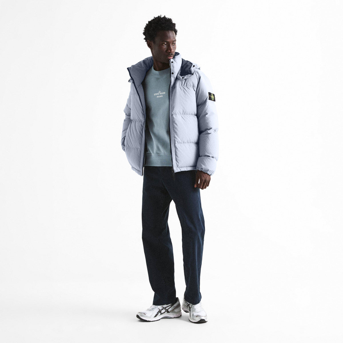 Ash Grey V0049 - Stone Island - Stone Cordura Puffer Sn64 - 6