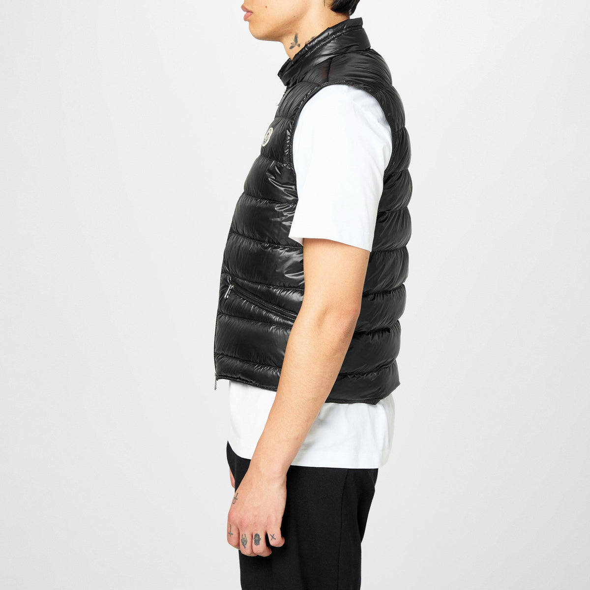 Black 999 - Moncler - Men's Gui Down Water Resistant Goose Down Gilet - 5