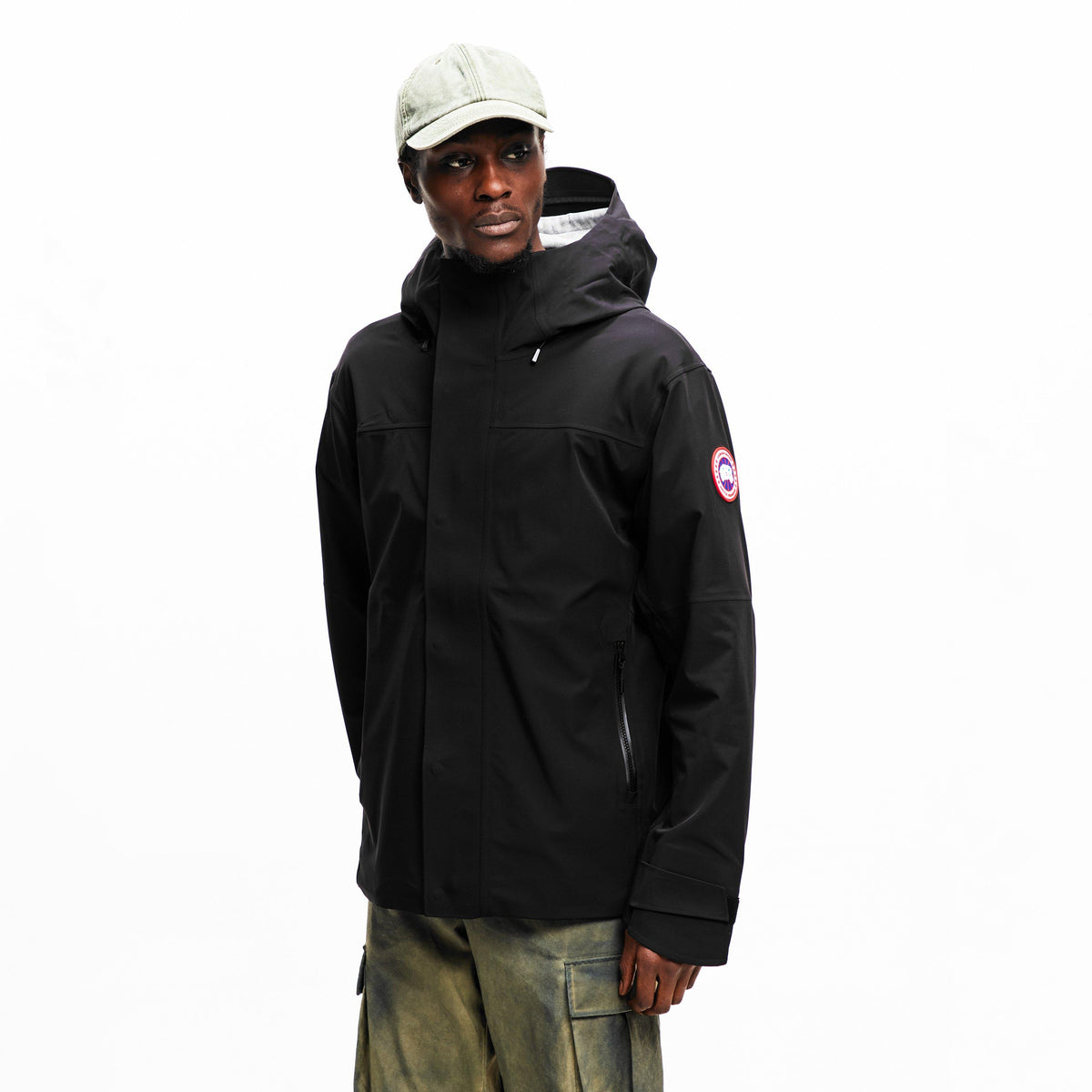 Black - Canada Goose - Mens Rupert Rain Jacket - 3