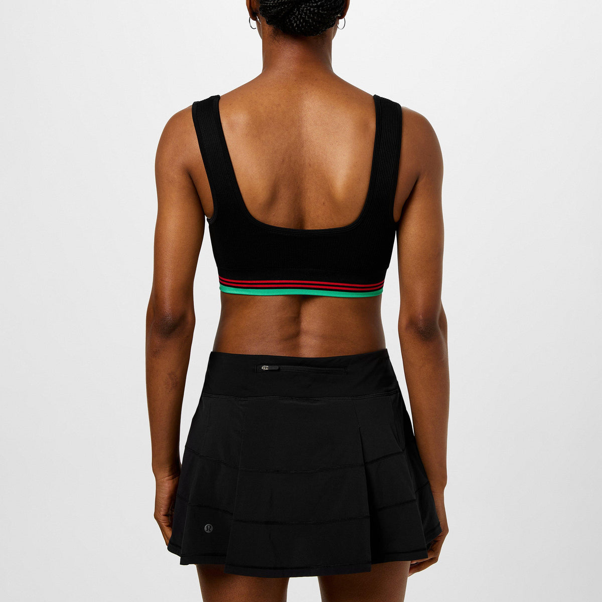 Black - Casablanca - Women's Logo Nylon Seamless Cropped Vest - 4
