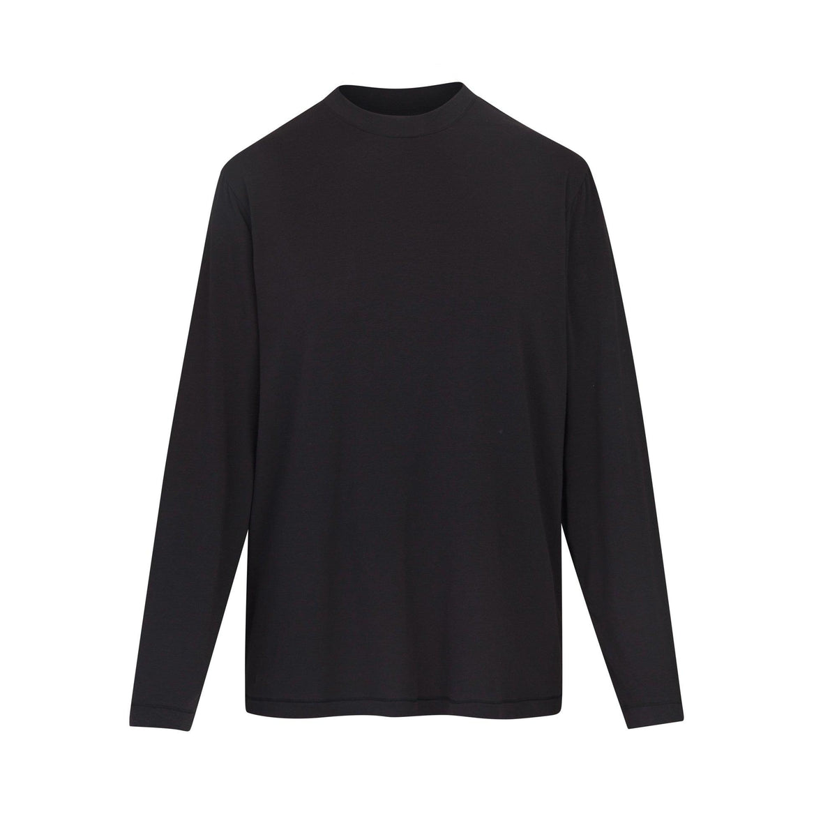 Onyx - SKIMS - Womens Boyfriend Long Sleeve T-Shirt - 1
