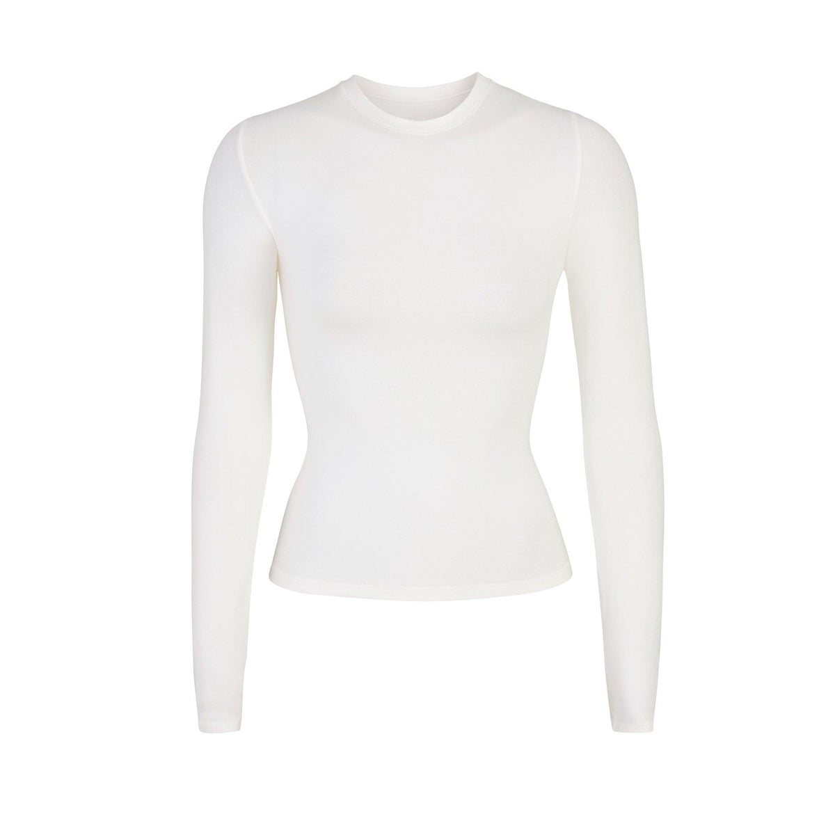 Marble - SKIMS - Womens Cotton Jersey Long-Sleeve T-Shirt - 1