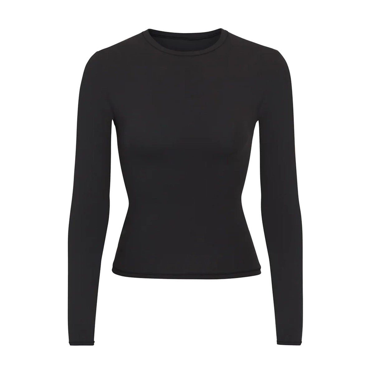 Onyx - SKIMS - Womens Fits Everybody Long-Sleeve Tee - 1
