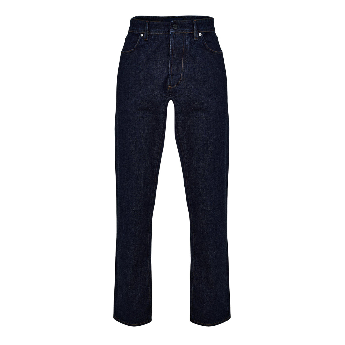 Blu Rinse VJ201 - Stone Island - Mens Denim Research Straight Jeans - 1