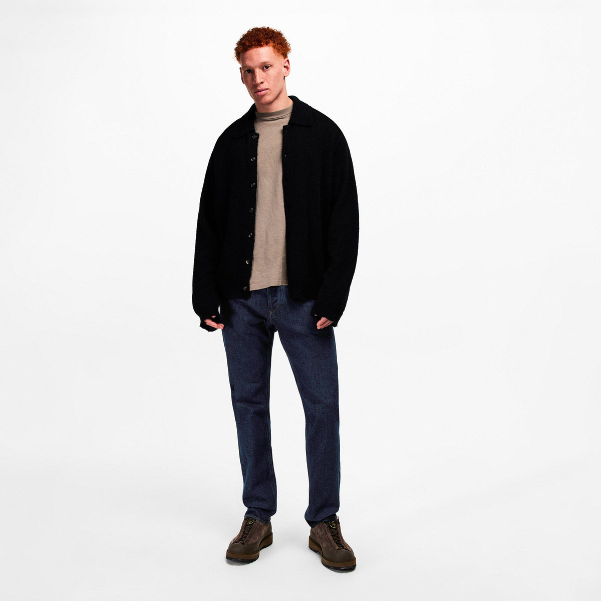Blu Rinse VJ201 - Stone Island - Mens Denim Research Slim Jeans - 6