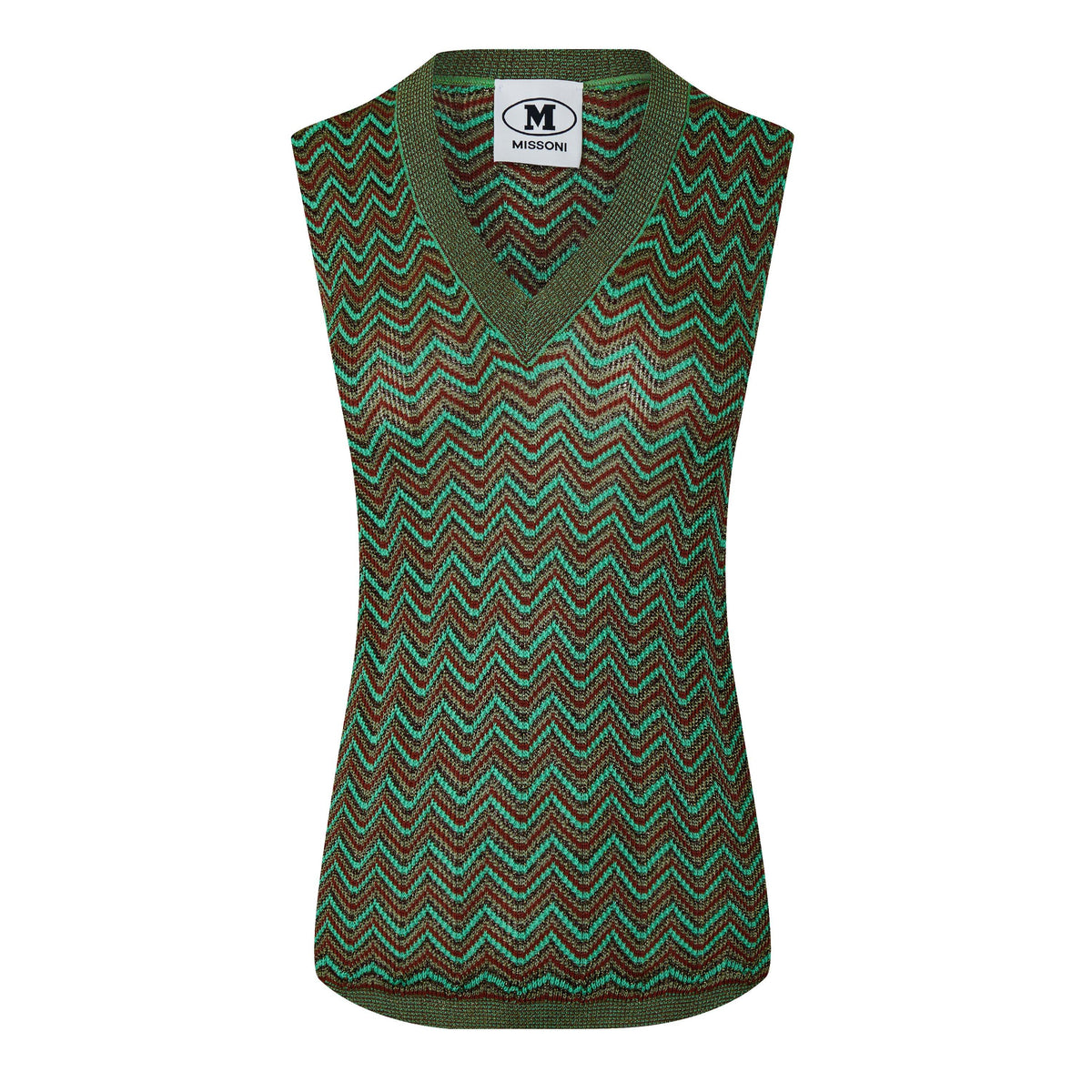Multi - Missoni - Women's Zig Zag Knitted Tank Vest - 1