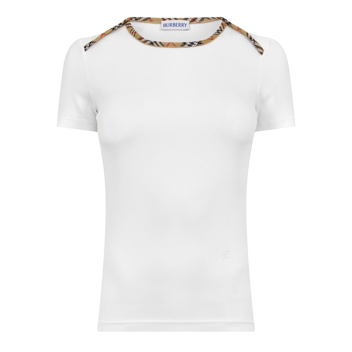 Chalk - Burberry - Women's Slim Fit T-Shirt - 1