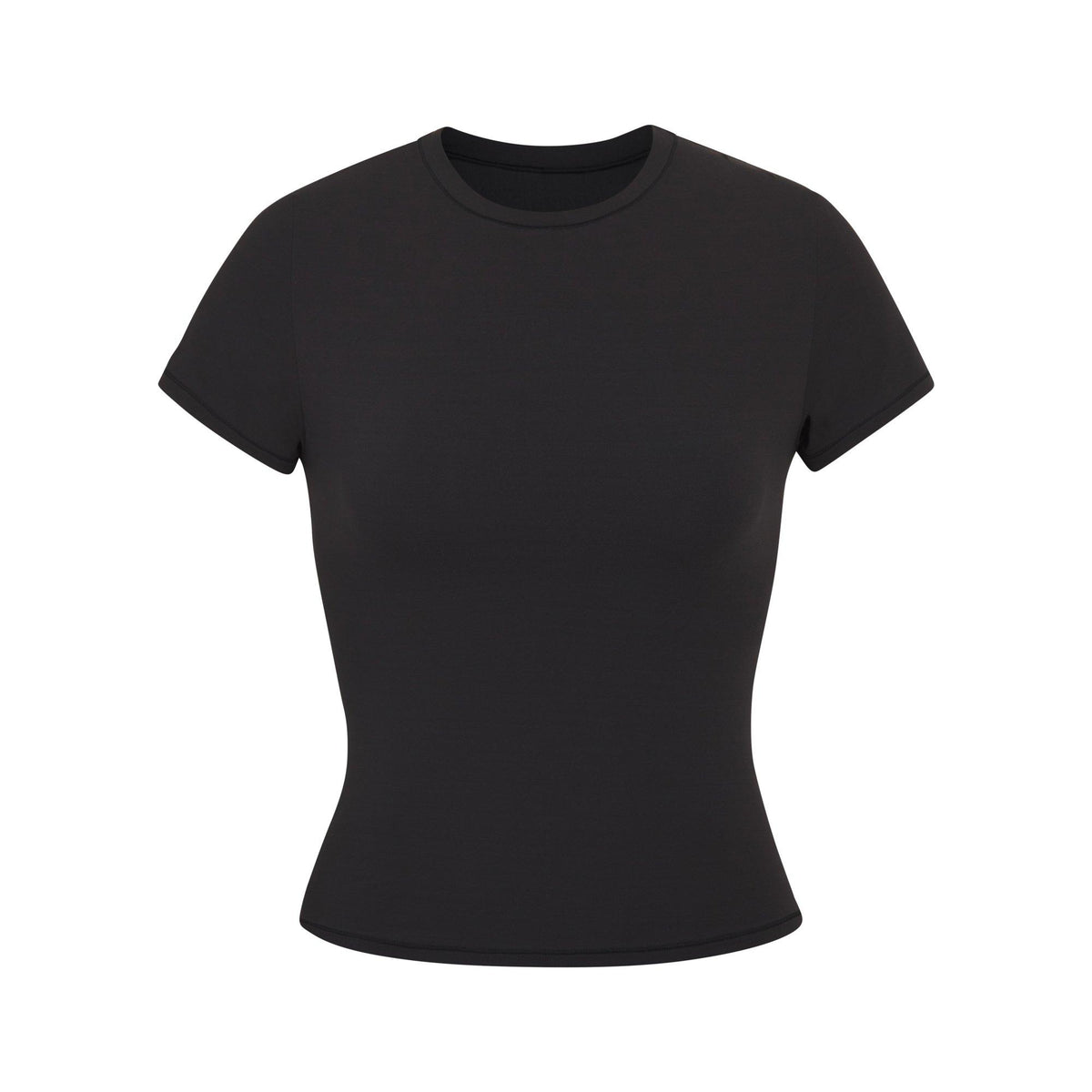 Onyx - SKIMS - Womens Fits Everybody Short-Sleeve Tee - 1