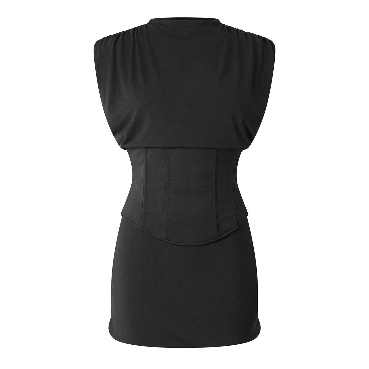Black - Mars The Label - Women's Sandra Mini Dress - 1