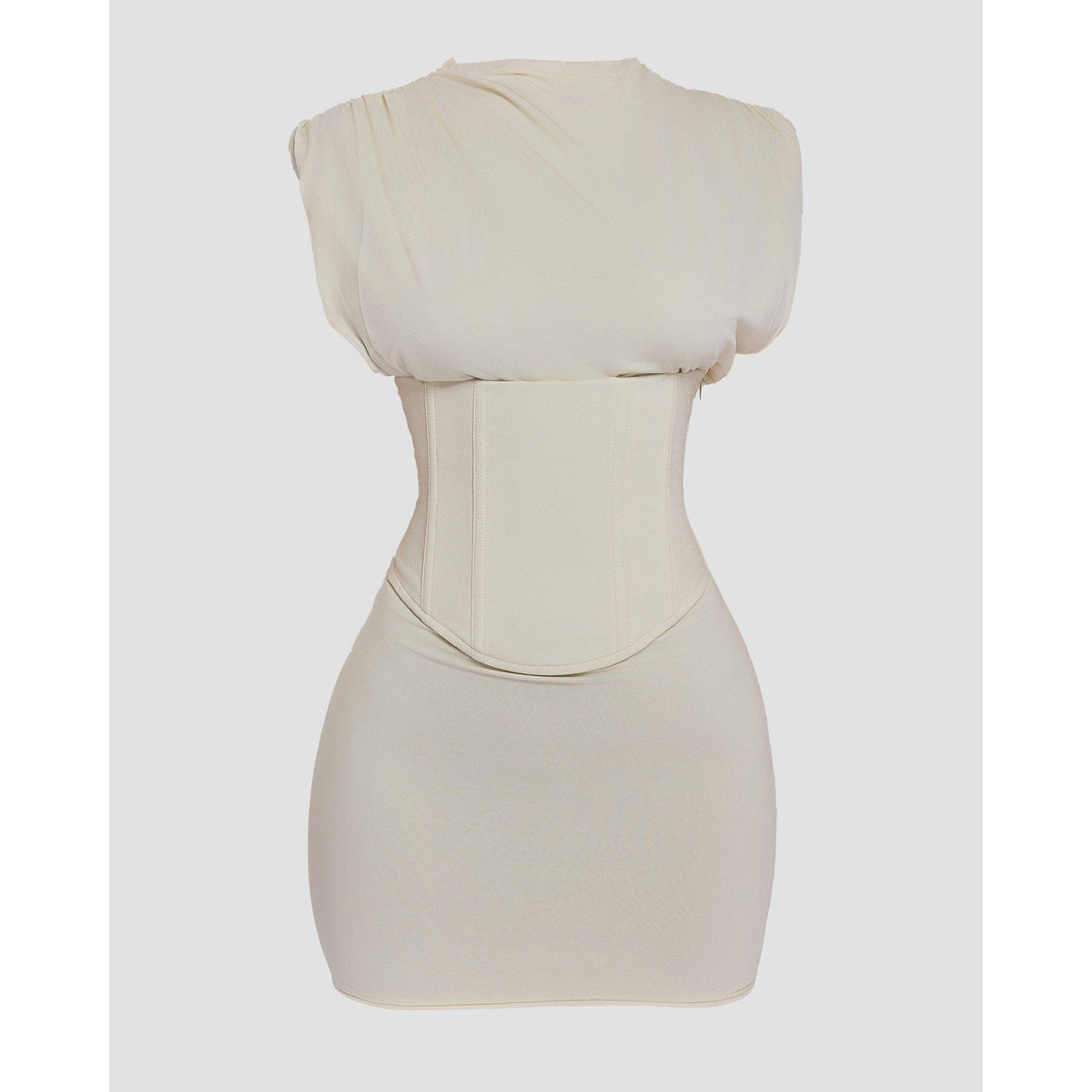 Cream - Mars The Label - Women's Sandra Mini Dress - 5