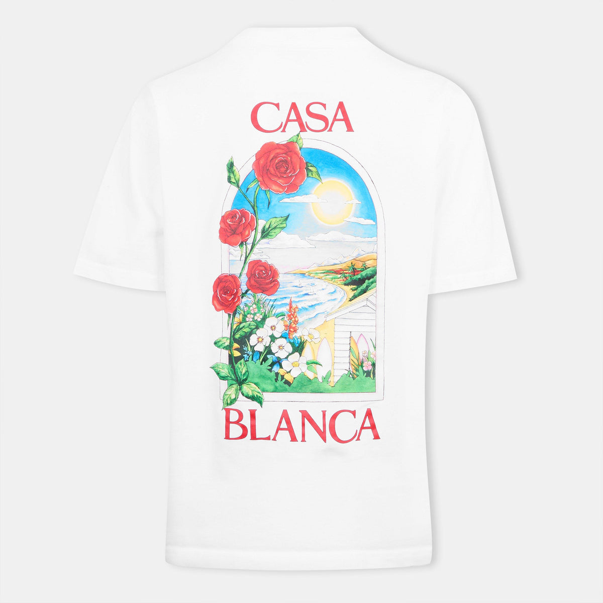 White - Casablanca - Women's Casa Days Print Oversized T-Shirts - 2