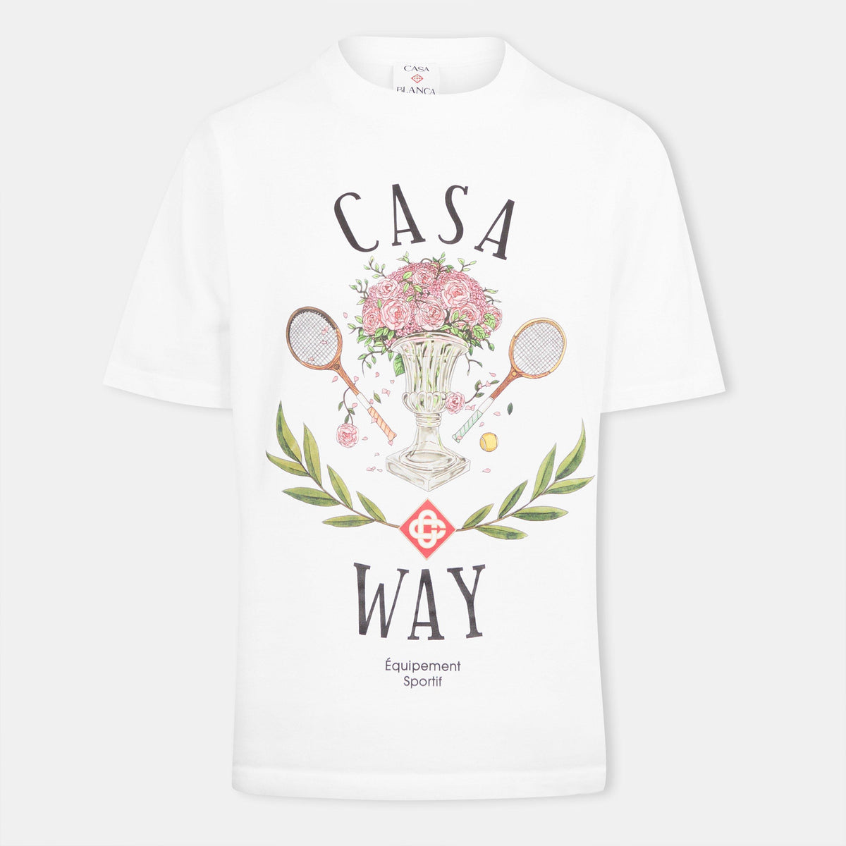 White - Casablanca - Women's Casa Way Oversized T-Shirt - 1