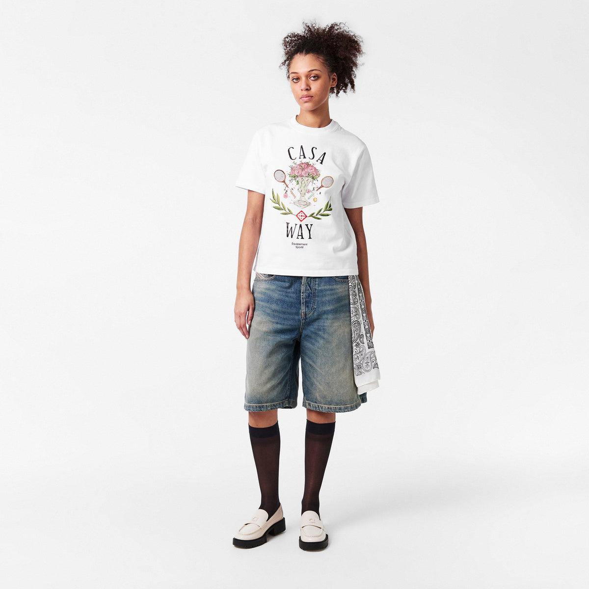 White - Casablanca - Women's Casa Way Oversized T-Shirt - 6