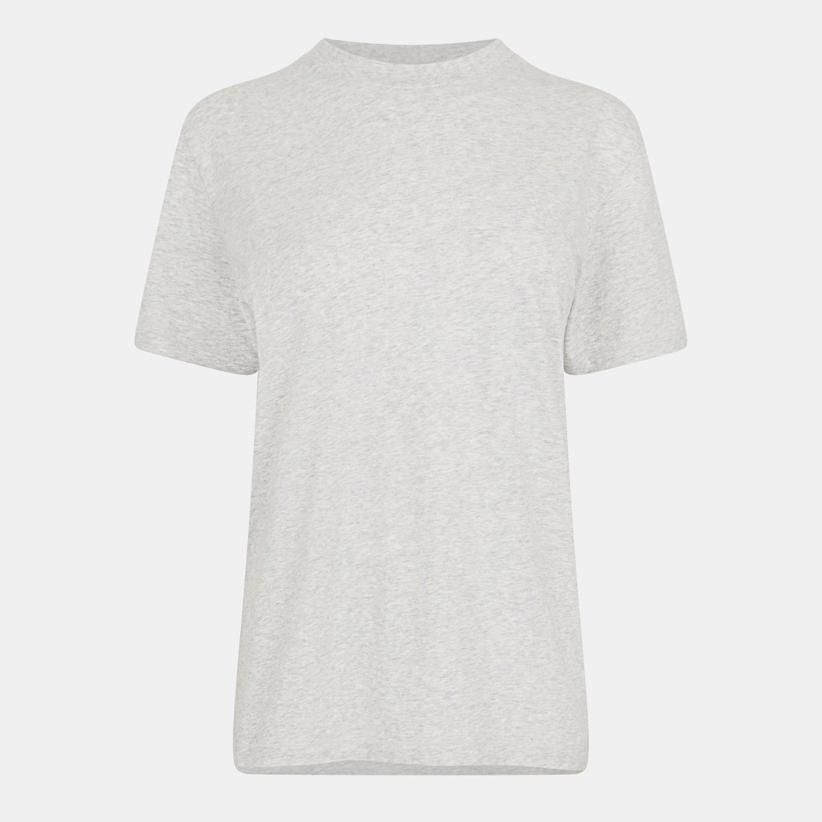 Light Hthr Grey - SKIMS - Womens Boyfriend Oversized T-Shirt - 1